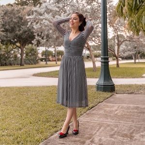 Modcloth Houndstooth Dress
